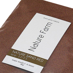 Nature Sand RED sugar 0.2~0.4mm 4kg